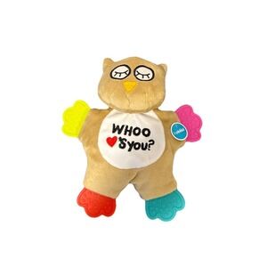 Unisex Playtex Baby Owl Whoo Loves You Lovey, Newborn Plush Crinkle Teether Toy